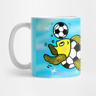 Football-Fish buon natale Mug